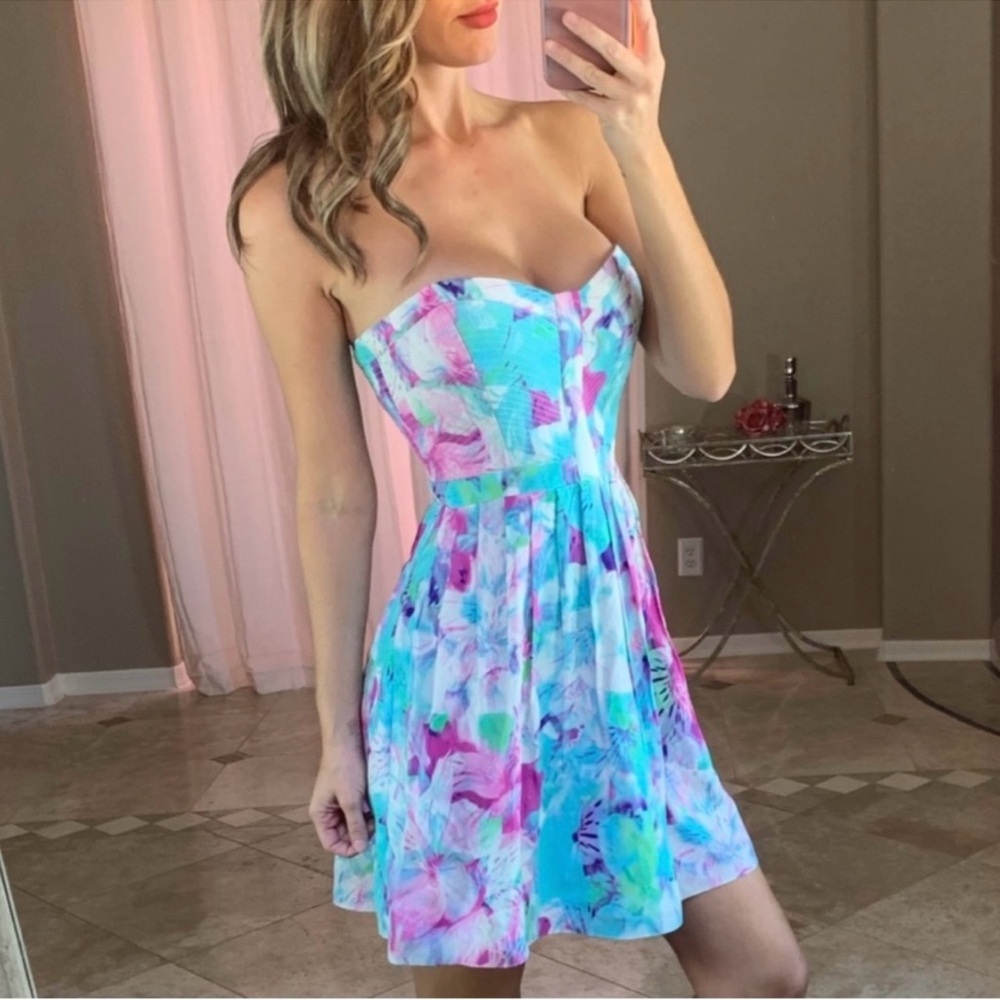 Parker strapless dress